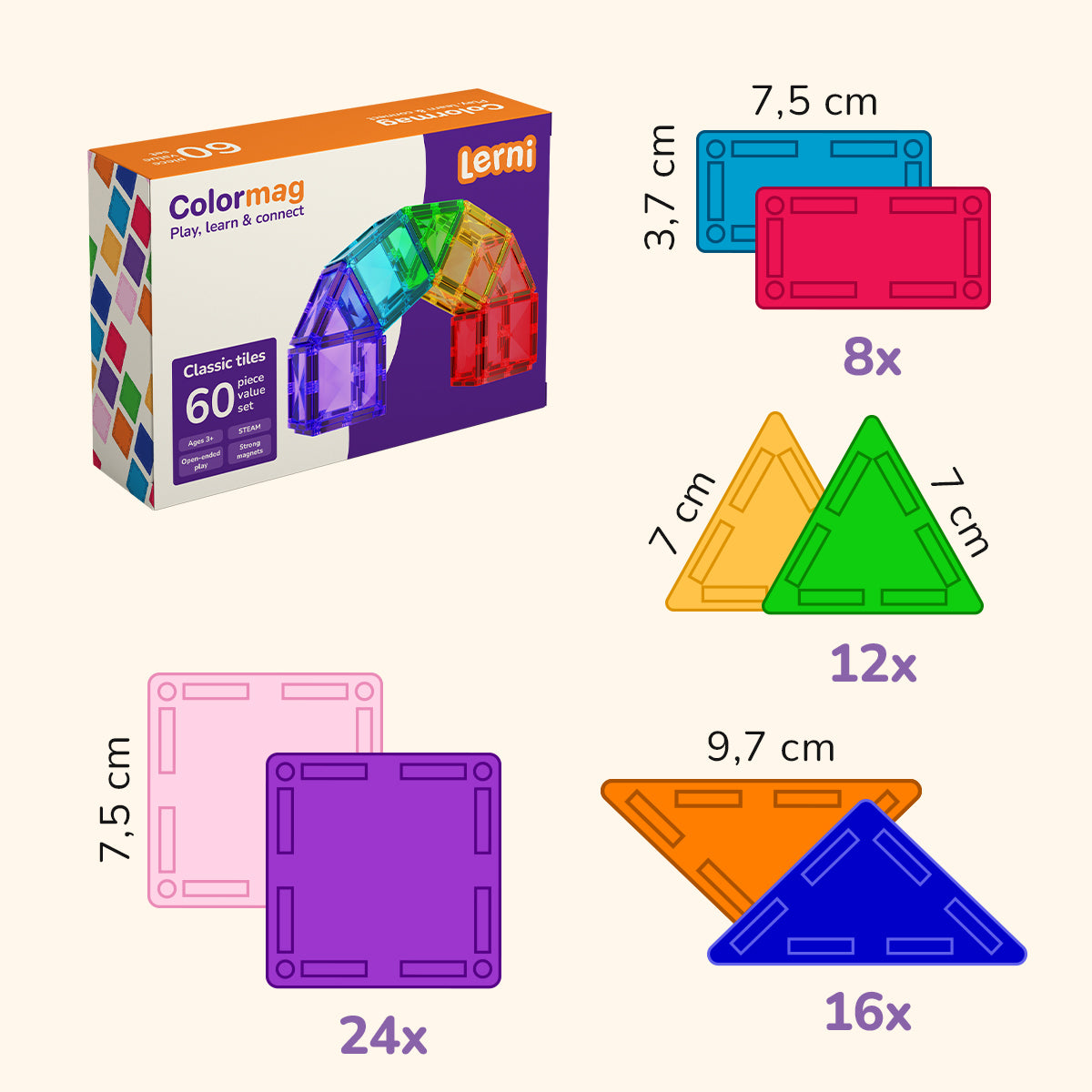Colormag 60 pcs. classic