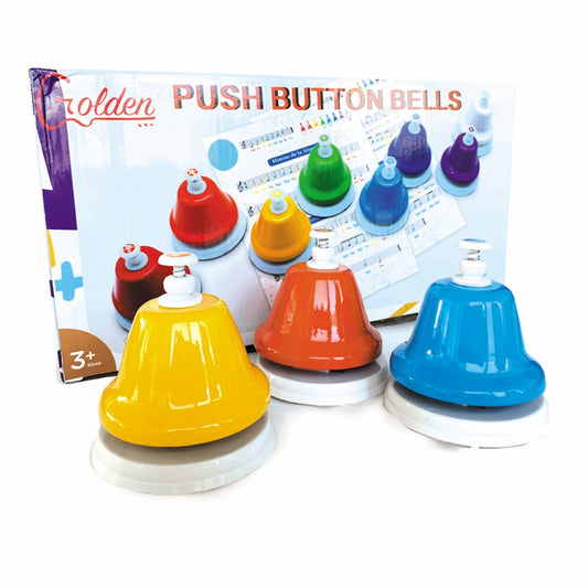 front side of the music desk bells packaging 